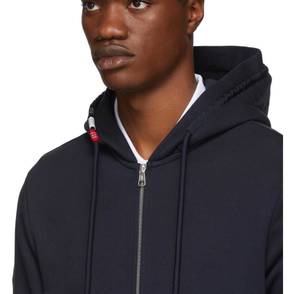 Moncler Navy Maglia Hoodie Xl